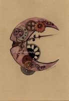 Steampunk moon
